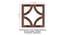 Laminated Walnut wood Wall Hanging Room/ Screen Dividers Set of 12  -  RSD-4024 (Walnut) by Urban Ladder - Design 1 Dimension - 792005