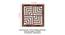 Laminated Walnut wood Wall Hanging Room/ Screen Dividers Set of 12  -  RSD-4025 (Walnut) by Urban Ladder - Design 1 Dimension - 792006