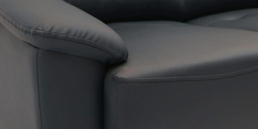 Muebles casa croma leatherette 3 seater sofa deals