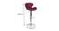 Indus Bar stool (Maroon, Maroon) by Urban Ladder - Design 1 Dimension - 792340