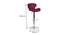 Indus Bar stool - Maroon-tan (Tan Finish) by Urban Ladder - Design 1 Dimension - 792369