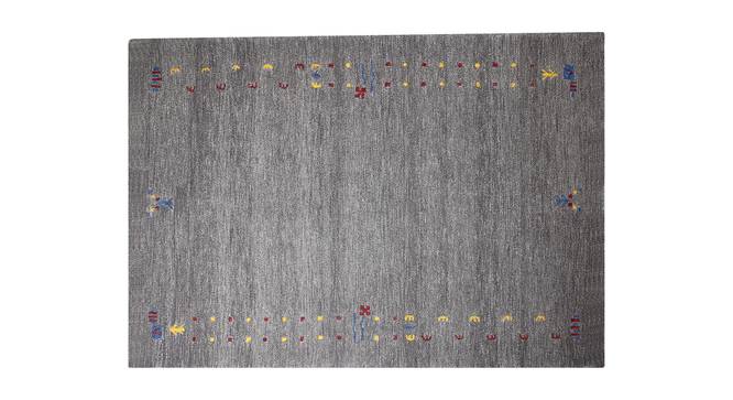 Gabbeh Hand Tufted Carpet TIM-2279_5X8 (Grey, 8 x 5 Feet Carpet Size) by Urban Ladder - Front View Design 1 - 792583