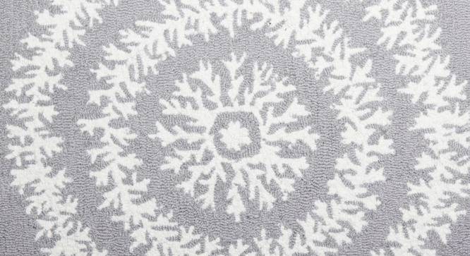 Floral Hand Tufted Carpet TIM-2285_5X8 (Grey, 8 x 5 Feet Carpet Size) by Urban Ladder - Design 1 Side View - 792618