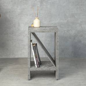 Thunderbolt Mdf Bedside Table in Matte Finish-image-7