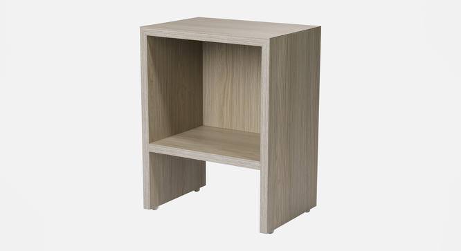 Hues Mica Pine Bedside Table (Matte Finish) by Urban Ladder - Front View Design 1 - 792740