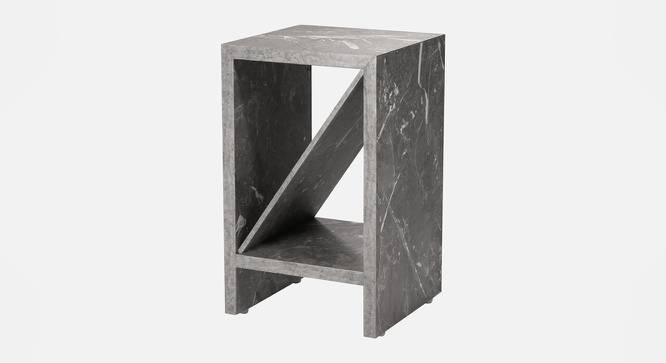 Thunderbolt Bevel Mica Side Table (Matte Finish) by Urban Ladder - Front View Design 1 - 792748