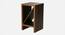 Walnut Hues Bevel Mica Side Table (Matte Finish) by Urban Ladder - Front View Design 1 - 792751