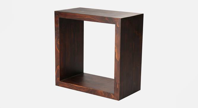 Walnut Tint Wooden Box Side Table (Matte Finish) by Urban Ladder - Front View Design 1 - 792752