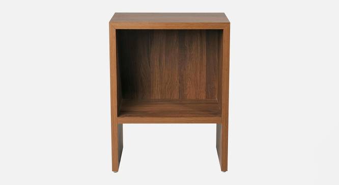 Mica Walnut Hues Bedside Table (Matte Finish) by Urban Ladder - Design 1 Side View - 792759