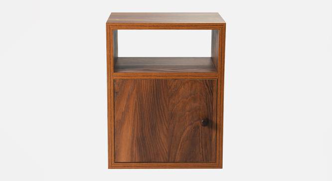 Mica Bedside Teak Hues Chest Side Table (Matte Finish) by Urban Ladder - Design 1 Side View - 792760