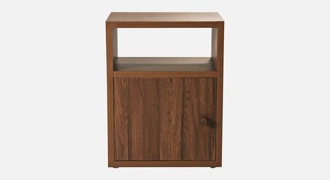 Mica Bedside Walnut Hues Chest Side Table (Matte Finish) by Urban Ladder - Design 1 Side View - 792763