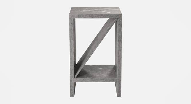 Thunderbolt Bevel Mica Side Table (Matte Finish) by Urban Ladder - Design 1 Side View - 792765