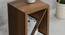 Teak Hues Bevel Mica Side Table (Matte Finish) by Urban Ladder - Rear View Design 1 - 792805