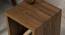Walnut Hues Bevel Mica Side Table (Matte Finish) by Urban Ladder - Rear View Design 1 - 792809