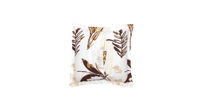 Vanam Cotton Brown Cushion Cover - Set of 2 (Brown) by Urban Ladder - Front View Design 1 - 792867