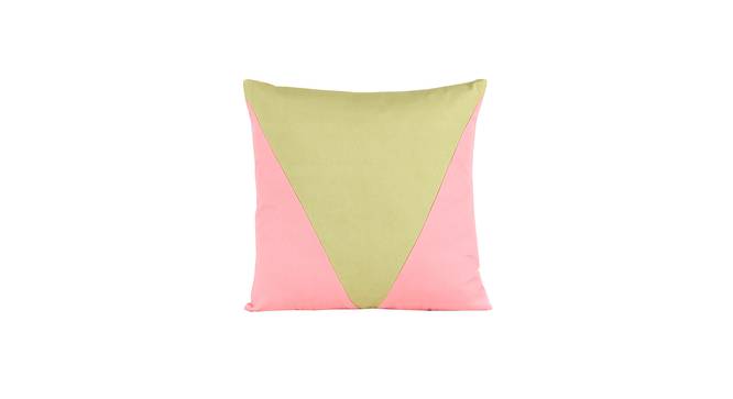 Zendaya Cotton Pink Cushion Cover - Set of 2 (Pink) by Urban Ladder - Front View Design 1 - 792869