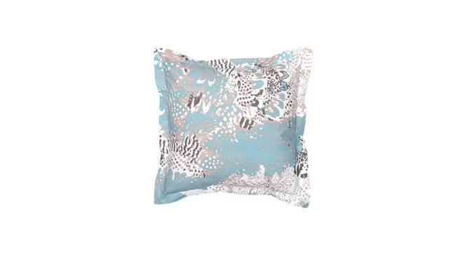 Mashak Cotton Blue Cushion Cover - Set of 2 (Blue) by Urban Ladder - Front View Design 1 - 792875