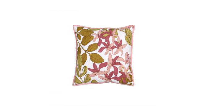 Pallav Cotton Pink Cushion Cover - Set of 2 (Pink) by Urban Ladder - Front View Design 1 - 792923