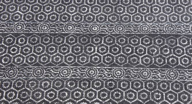 Handmade 100% Cotton Rug Living Room Area rug Cotton Area Rug 4x12 FT (Grey, 4 x 12 Feet Carpet Size) by Urban Ladder - Design 1 Side View - 796788