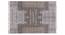 Cotton Area Rug Garden Area Carpet Rectangle Floor Kilim 3x5 FT (Grey, 3 x 5 Feet Carpet Size) by Urban Ladder - Front View Design 1 - 796792