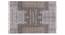 Cotton Area Rug Garden Area Carpet Rectangle Floor Kilim 4x12 FT (Grey, 4 x 12 Feet Carpet Size) by Urban Ladder - Front View Design 1 - 796821