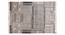 Handmade Pure Cotton Area Rug Indian Flat Weave Yoga Mat  3x10 FT (Grey, 3 x 10 Feet Carpet Size) by Urban Ladder - Front View Design 1 - 796872