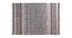 Geometric Cotton Area Rug Bathroom Rugs Kitchen Area Rugs 6x6 FT (Brown, 6 x 6 feet Carpet Size) by Urban Ladder - Front View Design 1 - 796882