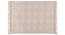 Geometric Cotton Area Rug Rectangle Outdoor Mat Yoga Cotton Area Rugs 4x6 FT (Beige, 4 x 6 Feet Carpet Size) by Urban Ladder - Front View Design 1 - 796888