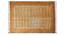 Indian Cotton Area Rug Kitchen Floor rugs Outdoor Garden Carpet 6x6 FT (Yellow, 6 x 6 feet Carpet Size) by Urban Ladder - Front View Design 1 - 796921