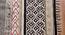 Geometric Cotton Area Rug Bathroom Rugs Kitchen Area Rugs 6x6 FT (Brown, 6 x 6 feet Carpet Size) by Urban Ladder - Design 1 Side View - 797027