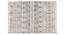 Indian Traditional Kilim Cotton Area Rug Rectangle rug 4x6 FT (Grey, 4 x 6 Feet Carpet Size) by Urban Ladder - Front View Design 1 - 797055