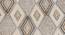 Hand Block Print Dhurrie Rectangle Cotton Area Rug Outdoor Yoga rug  8x10 FT (Grey, 8 x 10 Feet Carpet Size) by Urban Ladder - Design 1 Side View - 797072
