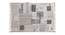 Handmade Eco Friendly Cotton Area Rug Living Room Area Kilim 3x10 FT (Grey, 3 x 10 Feet Carpet Size) by Urban Ladder - Front View Design 1 - 797112