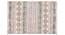 Cotton Area Rug Dining Room Rugs Floor Carpets Garden Rug  5x8 FT (Brown, 5 x 8 Feet Carpet Size) by Urban Ladder - Front View Design 1 - 797152