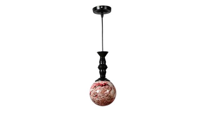 Wheeler Black Iron Hanging Light (Black) by Urban Ladder - Front View Design 1 - 798120