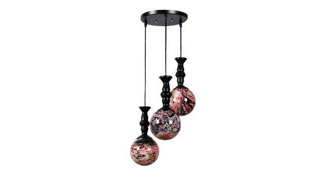 Thayer Black Iron Hanging Light (Black) by Urban Ladder - Front View Design 1 - 798121