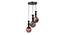 Thayer Black Iron Hanging Light (Black) by Urban Ladder - Front View Design 1 - 798121