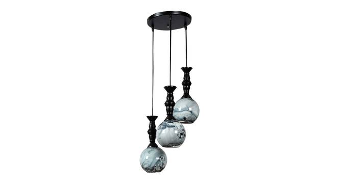 Shep Black Iron Hanging Light (Black) by Urban Ladder - Front View Design 1 - 798123