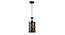 Seton Black Iron Hanging Light (Black) by Urban Ladder - Front View Design 1 - 798125