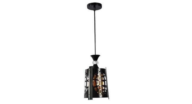 Tilton Black Iron Hanging Light (Black) by Urban Ladder - Front View Design 1 - 798127