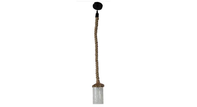 Yoan Brown Jute Hanging Light (Brown) by Urban Ladder - Front View Design 1 - 798129