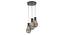 Luc Black Iron Hanging Lights (Black) by Urban Ladder - Front View Design 1 - 798132
