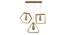 Brinlee Brown Wood Hanging Lights (Brown) by Urban Ladder - Front View Design 1 - 798134