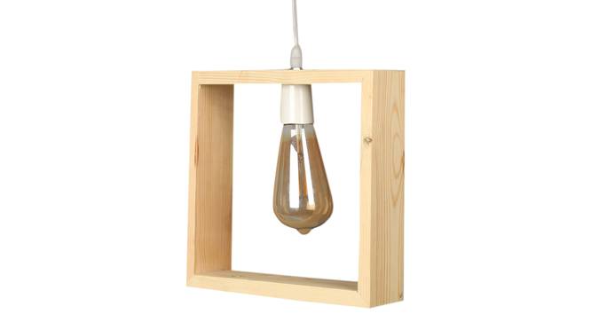 Ashten Brown Wood Hanging Lights (Brown) by Urban Ladder - Front View Design 1 - 798140
