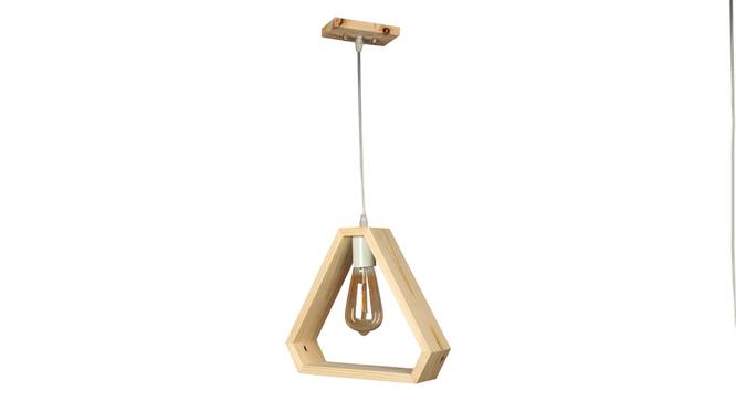 Ashtin Brown Wood Hanging Lights (Brown) by Urban Ladder - Front View Design 1 - 798143