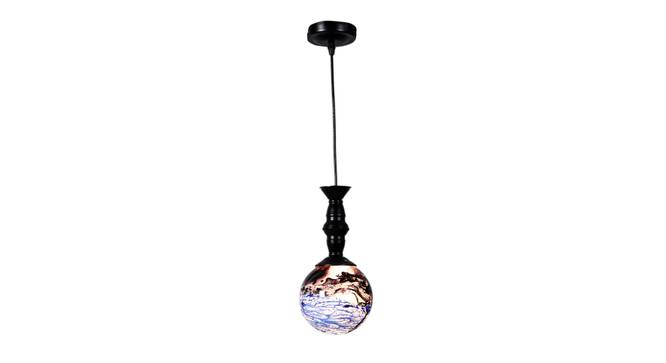 Sumner Black Iron Hanging Light (Black) by Urban Ladder - Design 1 Side View - 798161
