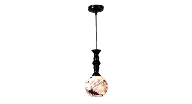 Quintyn Black Iron Hanging Light (Black) by Urban Ladder - Design 1 Side View - 798163