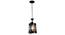 Tilton Black Iron Hanging Light (Black) by Urban Ladder - Design 1 Side View - 798166