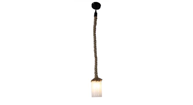 Jason Brown Jute Hanging Light (Brown) by Urban Ladder - Design 1 Side View - 798167