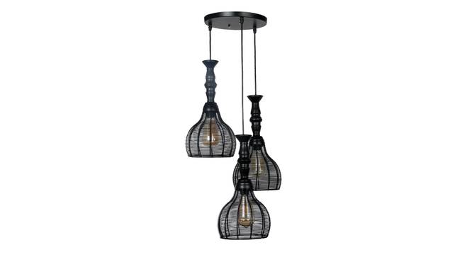 Marc Black Iron Hanging Lights (Black) by Urban Ladder - Front View Design 1 - 798169